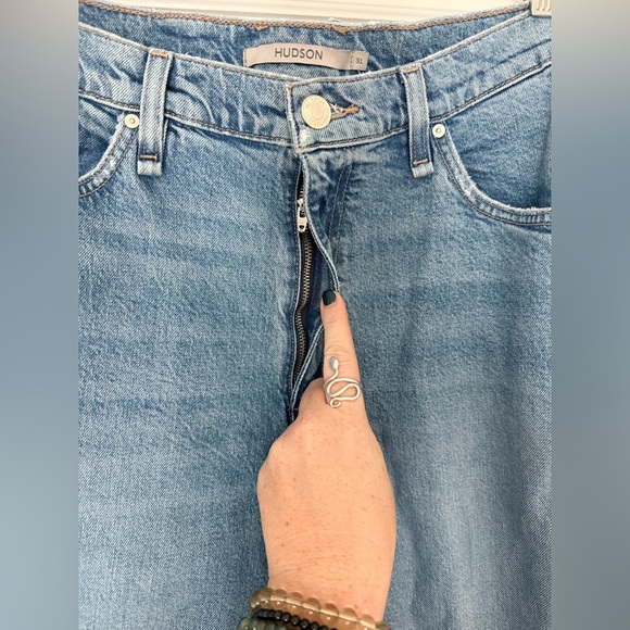 Hudson Jodie Loose Fit Wide Leg Jean in Goddess size 31 - Picture 11 of 13